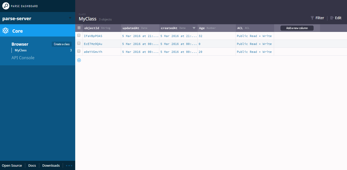Parse dashboard on Nodechef