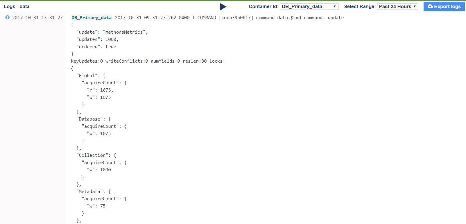 MongoDB Logs