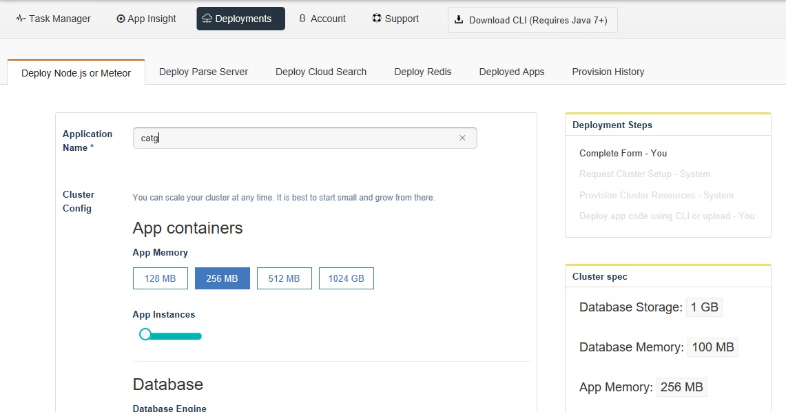 Deploy Node.js to NodeChef