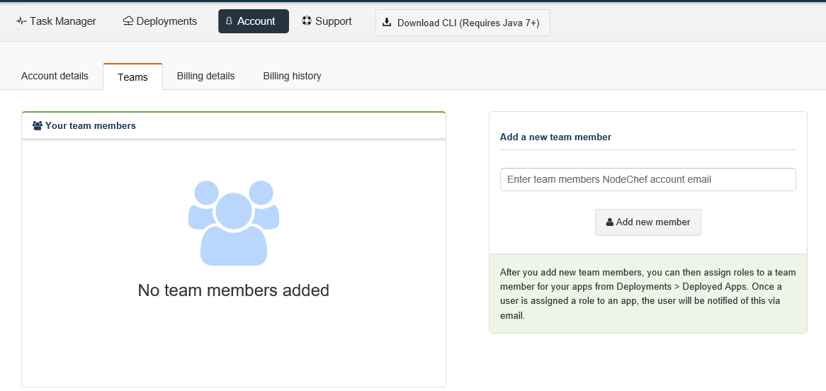 Nodechef Team collaboration Nodechef Team collaboration