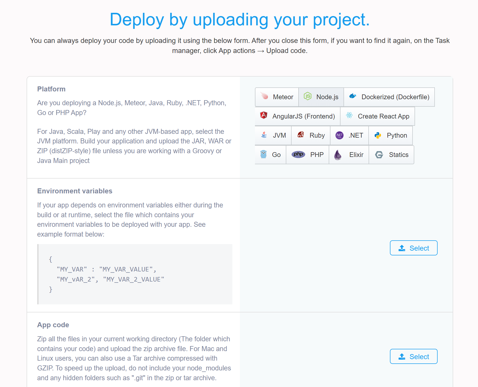 NodeChef Git repository